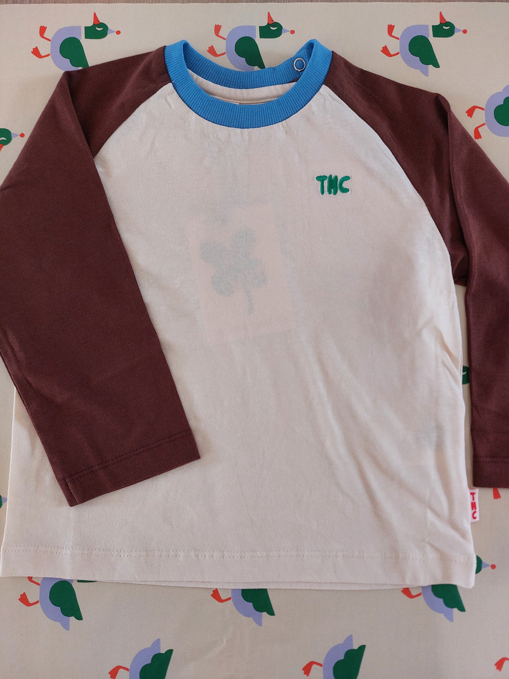 T-shirt bruin/beige TNC