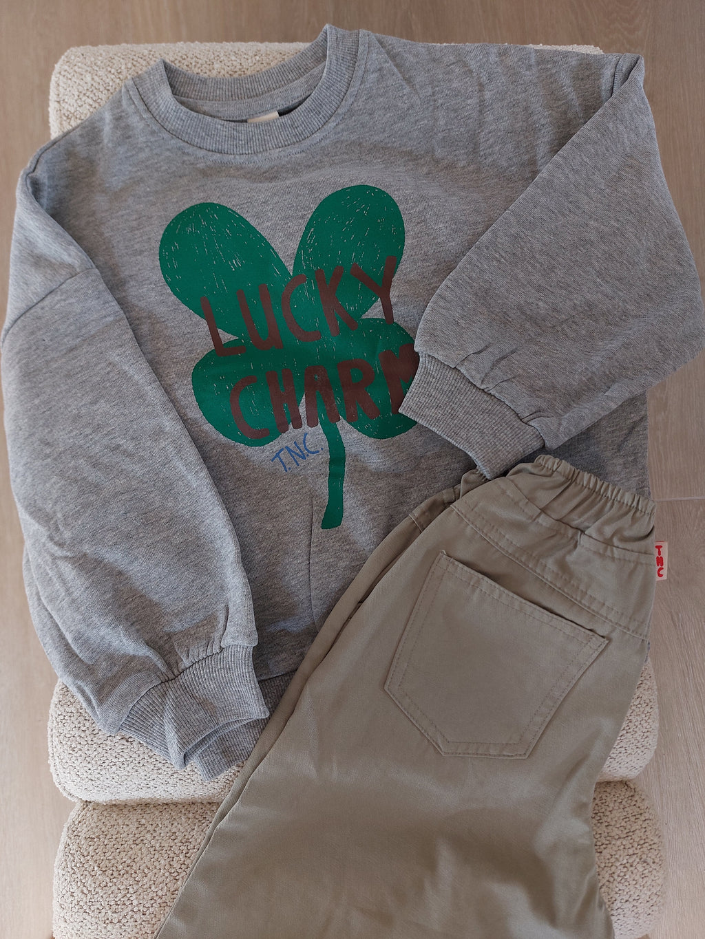 Sweater lucky charm