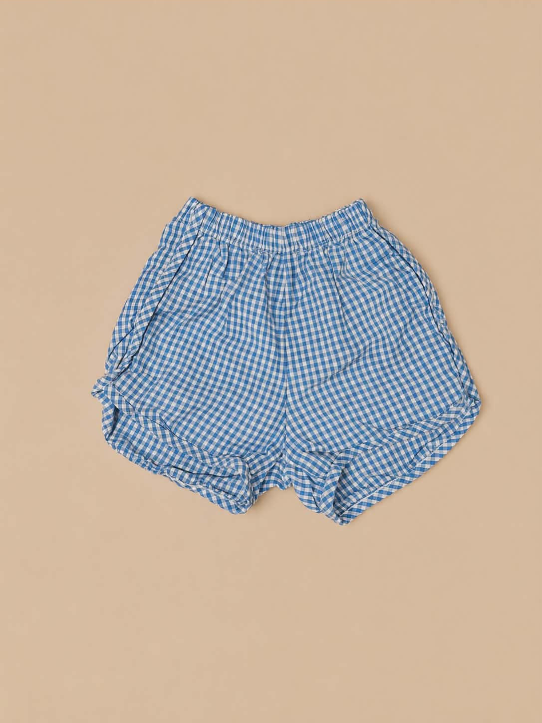 Shortje ruit blauw