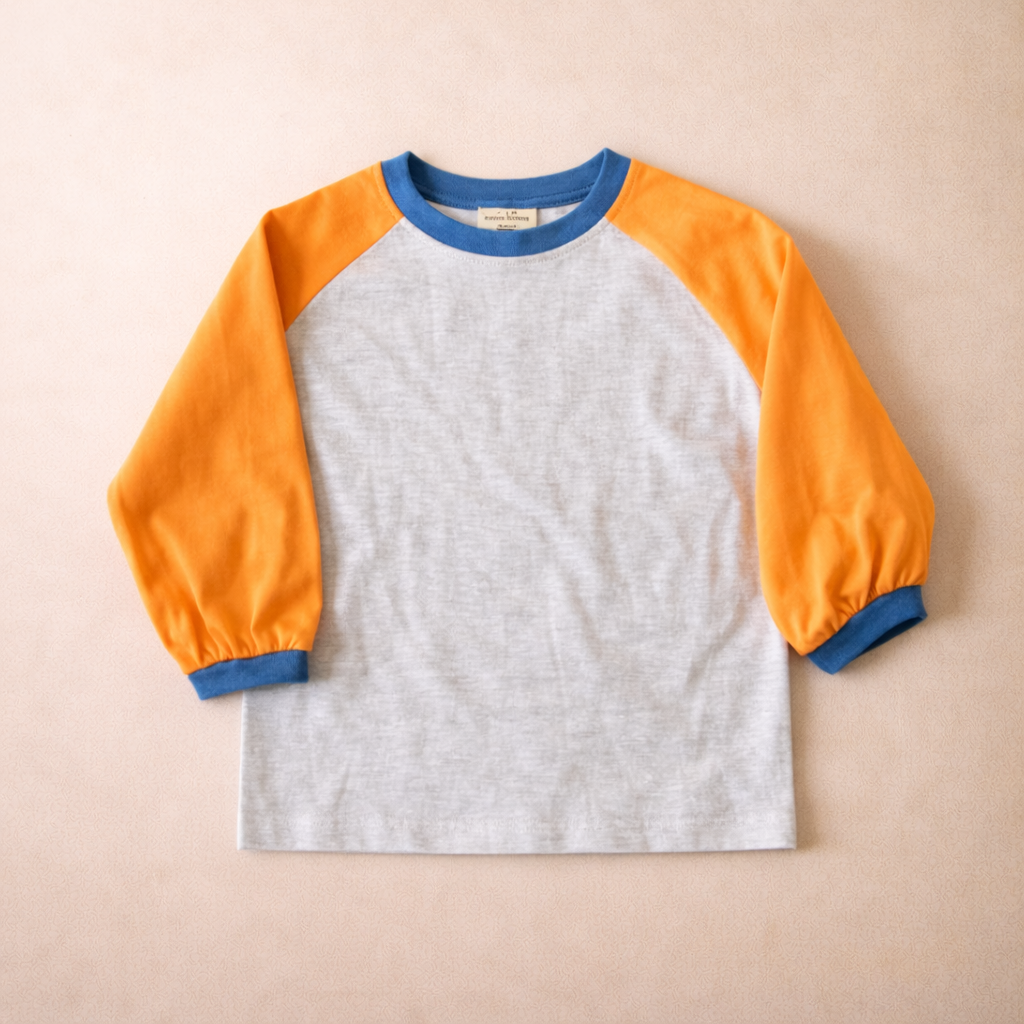 T-shirt vintage lange mouw