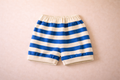 Short streep blauw