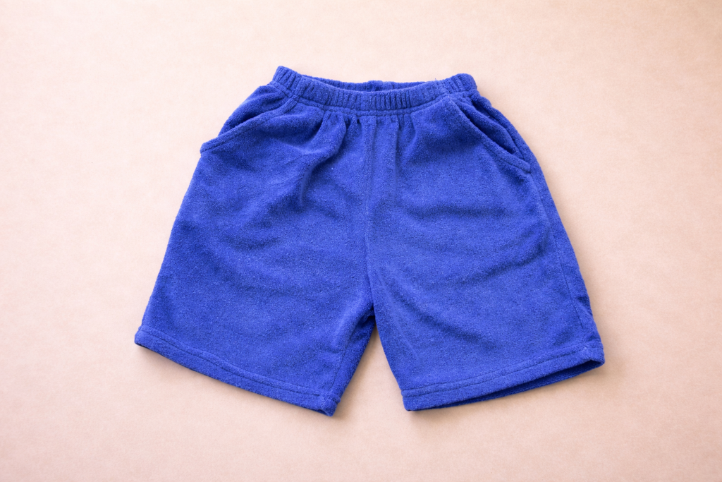 Short blauw